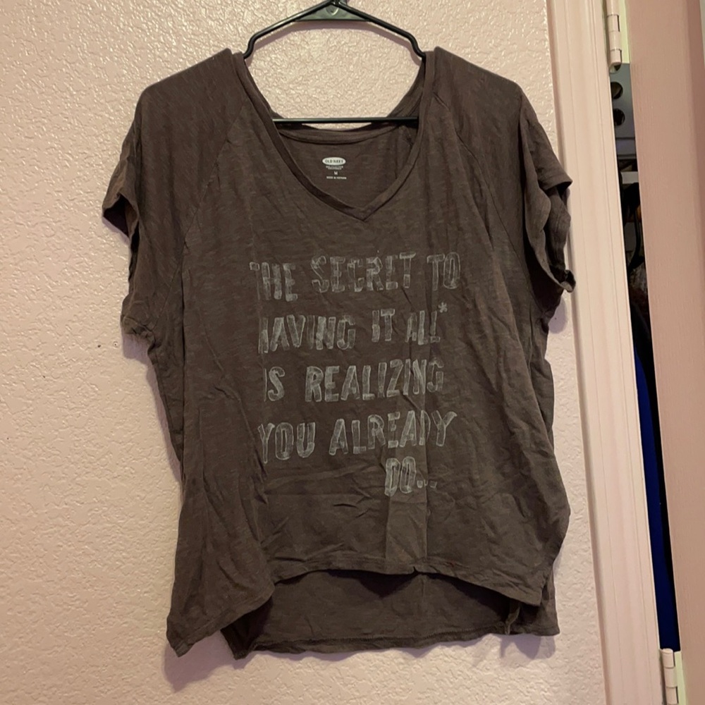 Old Navy Purple Graphic Tee